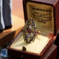 Bague Doré Antique Réglable