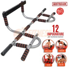 BARRA TRAZIONI DOOR GYM STAZIONE DI FORZA PUSH PULL UP DIPS PORTA RICONDIZIONATA
