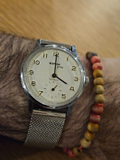 sofior grey - orologio Meccanico swiss made dotazione FS Ferrovie dello Stato