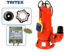 ELETTROPOMPA POMPA TRITURATRICE LEPORIS TRITEX 150 AUTOMAT. 220v, ACQUE SPORCHE