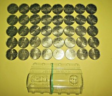 40 monete rarissime 50 Cent. Italia 2007 circolate racchiuse in blister di plast