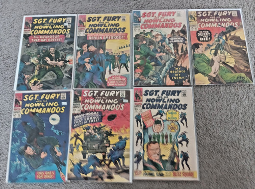 Lotto fumetti sgt fury - 7,