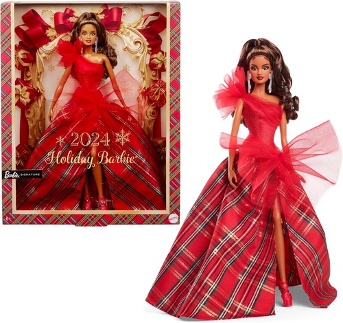 Barbie holiday doll 2024 - barbie,