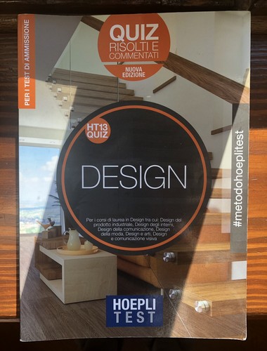 Hoepli test design - design,, manuale