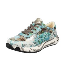 Laura Vita Sneakers Fantasia In Pelle Blu - Donna Scarpe Sneakers Sporty Chic