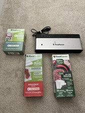 FoodSaver VS0150 PowerVac Compact Vertical Vacuum Sealing Machine + Vacuum Bags