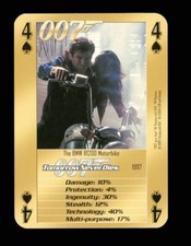 1 x playing card 007 Bonds