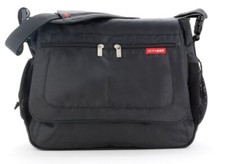 Skip Hop Messenger Borsa per Cambiare con Tappetino e 18 Tasche, Nero