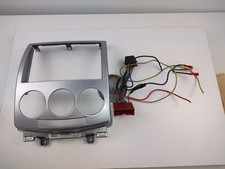 Mascherina  autoradio 2 Din MAZDA5 M5 Silver 2006 al 2010 con adattatore