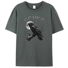 Black Crow, F-Caw-F Funny Black Bird Moon Gothic Humor Women Men's T-Shirt Tee