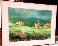 Dipinto Disegno Tecnica Mista