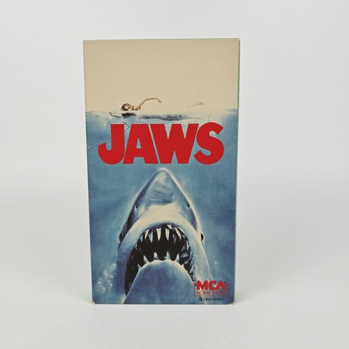 Jaws 1975 vhs 1983 mca - 1983, home