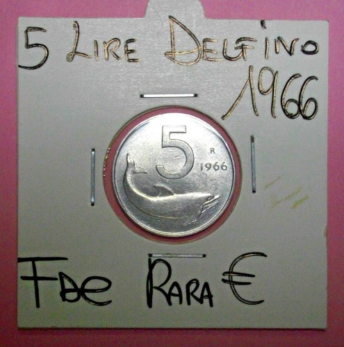 Lire 1966 delfino in - 5,