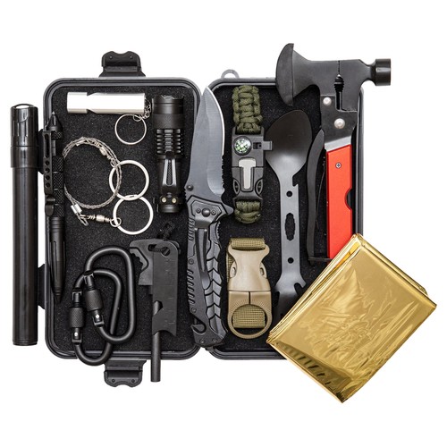 Kit sopravvivenza con coltello - kit,