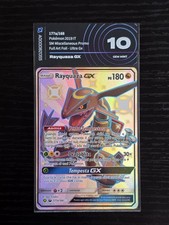 Rayquaza Gx Shiny ITALIANO destino Sfuggente Black Star 177a/168 AI Grading 10