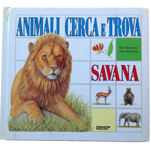 Animali cerca trova savana - e,