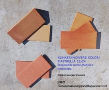 KLINKER 24x12x1 cm PIASTRELLA