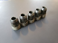 5 x Diffusore di Gas Fronius Nero Avvitabile per Torce AL4000 e AW5000 MIG