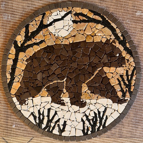 Antica roma rosone - antica, mosaico