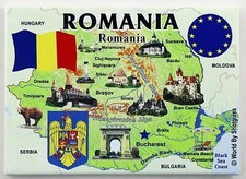 ROMANIA MAGNETE RICORDO DA