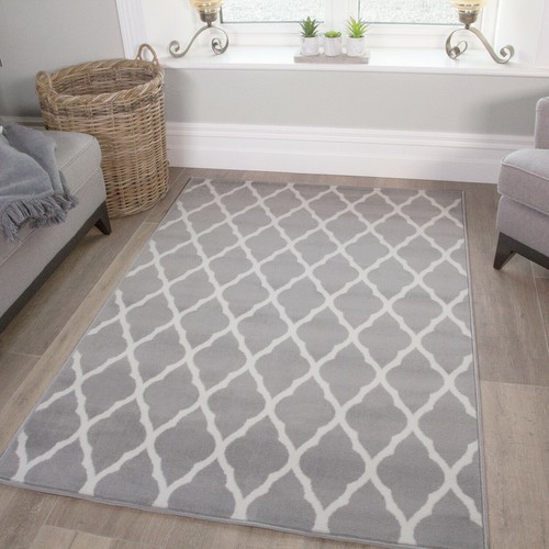 Tappeto grigio moderno - , |