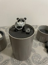 Swarovski Mamma Panda E Panda Cucciolo No SCS