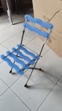 Sedia pieghevole stecche blu