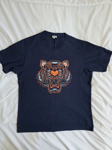Shirt kenzo uomo tigre blu - t-shirt,