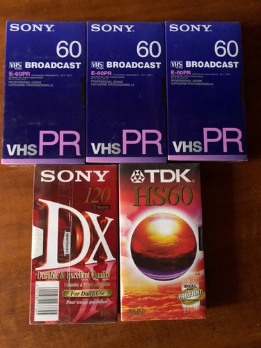Videocassette vhs nuove - 5,