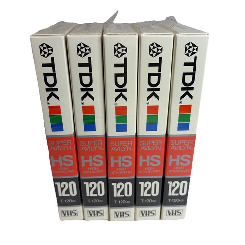 Lotto tdk 120 hs - 5, t-120