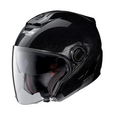 Casco moto scooter Hybrid JET N40-5 NOLAN NERO LUCIDO METAL BLACK