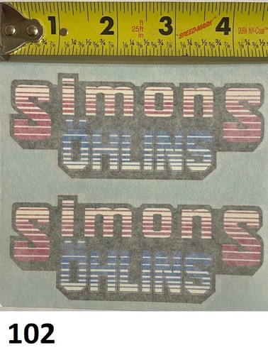 Simons ohlins sticker - 2!,