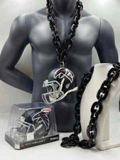 Atlanta Falcons Helmet Chain - Black Chain