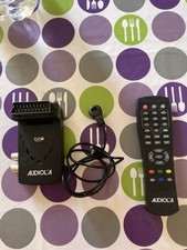 Decoder digitale terrestre DVB-T SCART Audiola DEC 647 alimentatore telecomando