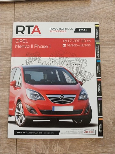 Revue technique opel meriva - opel,