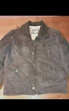 Giacca Giaccone In Vera Pelle Conbipel, Colore Marrone, Taglia 52