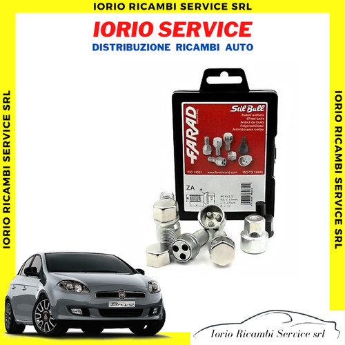 Kit bulloni antifurto auto - antifurto,