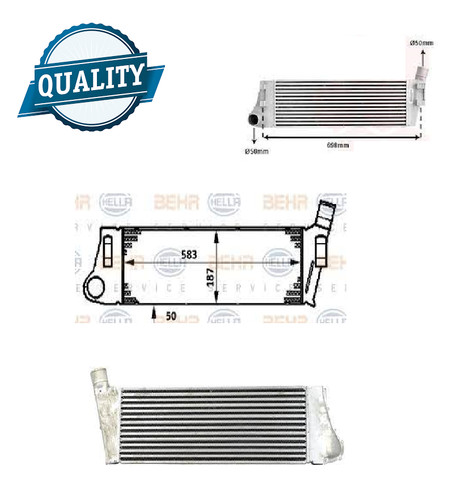 Intercooler radiatore aria - intercooler,