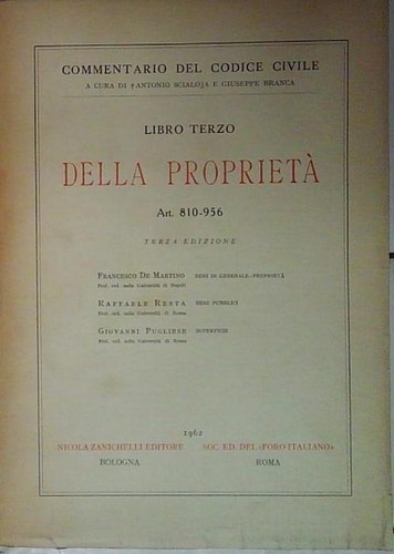 Della proprietà art - 810, 956