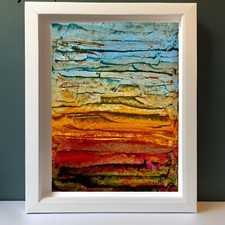 Quadro olio "Capanna da