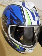 CASCO MOTO INTEGRALE CGM 301G SUZUKA BIANCO BLU OPACO