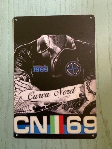 Targa metallo curva - metallo, “