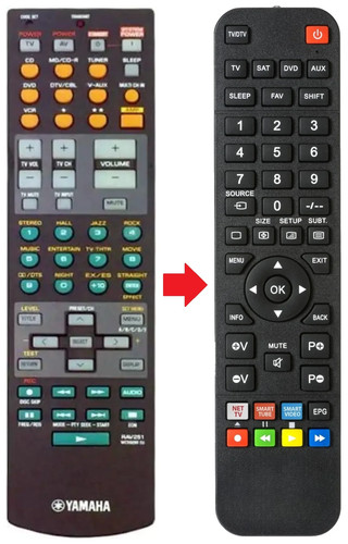 Telecomando adatto per yamaha - adatto,
