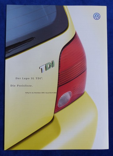 Lupo tdi preisliste - lupo, mj