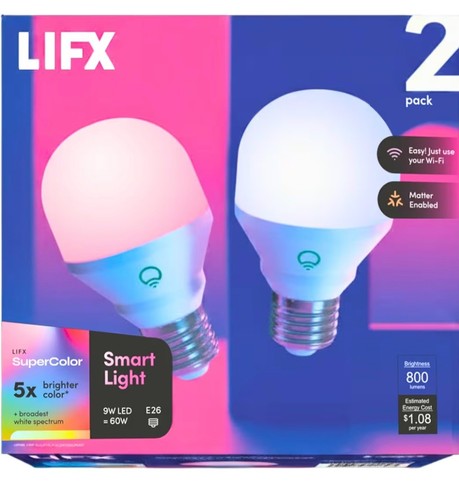Lifx color a19 800 lumen - color,,