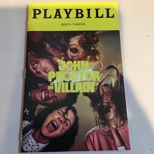 Broadway playbill john proctor - playbill,