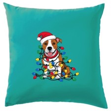 Staffordshire Bull Terrier - Cuscino - Natale Peluche Cane Cucciolo Animali