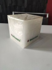 Candela HEINEKEN quadrata Bianca cubo 13x13 Gadgets Pubblicitario