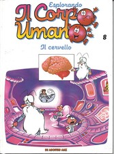 ESPLORANDO IL CORPO UMANO N.8 IL CERVELLO LIBRO EDIZ ITA DEA 1990 USED ML3 82513