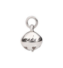 Ciondolo Dodo Campanello DMC0013_BLSNW_000AG Charm Argento Make a Wish Sonaglino